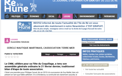 Cercle Nautique Martinais, l’association terre-mer