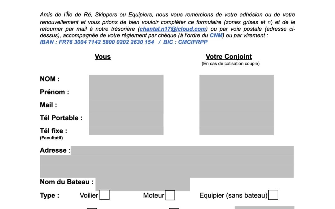 Comment adhérer ?