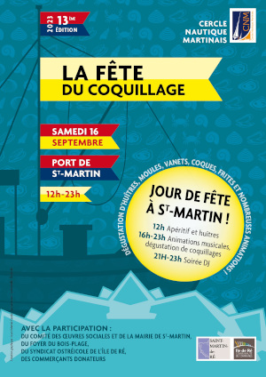 Le programme de la Fête du Coquillage, le 16 septembre 2023